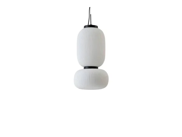 Lucande - Lucya 2 LED Suspension Noir/Blanc