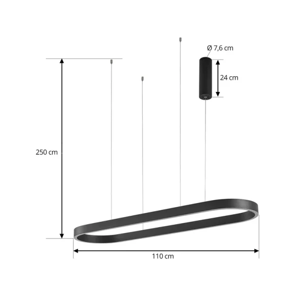 Lucande - Melinay Suspension LED Tuya CCT