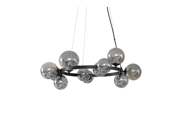 Lucande - Naelen Round Suspension Black/Smoke