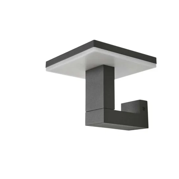Lucande - Olesia Applique Murale d'Extérieur Dark Grey/Opal