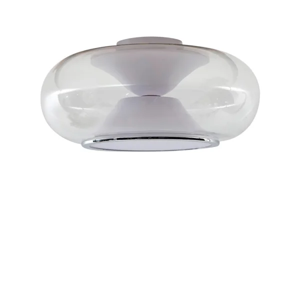 Lucande - Orasa LED Plafonnier Blanc/Clair