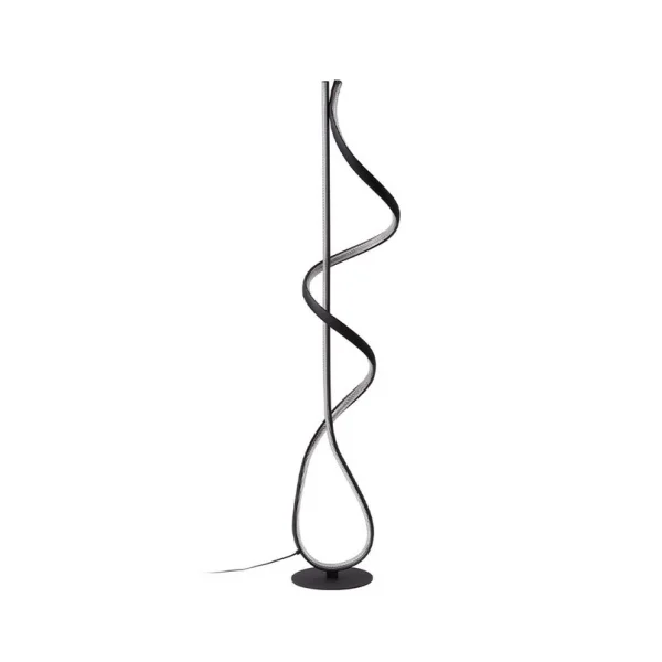 Lucande - Rodado LED Lampadaire Noir