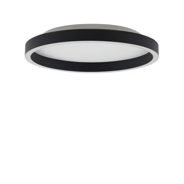 Lucande - Rotundo LED Plafonnier Dim. Noir