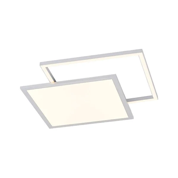 Lucande - Senan LED Square Plafonnier CCT Silver