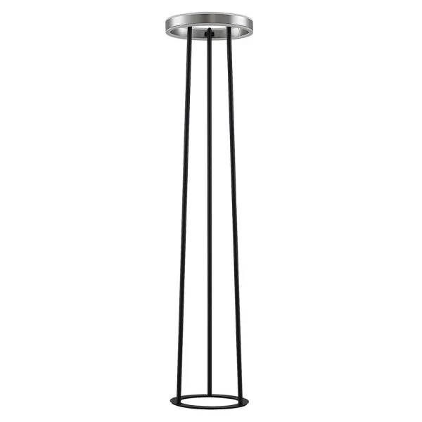 Lucande - Seppe LED Lampadaire Ø30 Nickel