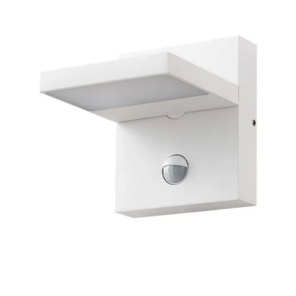 Lucande - Silvan LED Extérieur Applique Murale w/Capteur Blanc