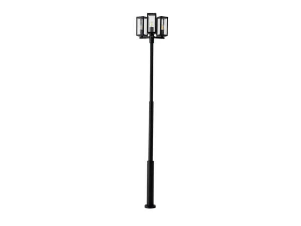 Lucande - Siveta 3 Lampadaire de Parc H240 Noir