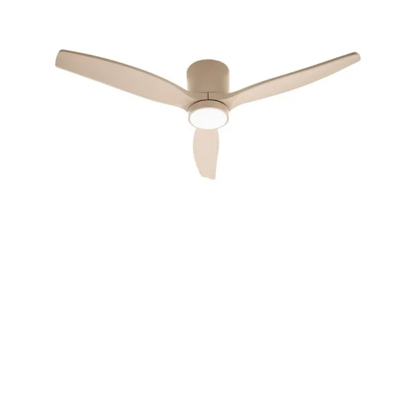 Lucande - Sorin LED Extérieur Ventilateur de plafond Beige