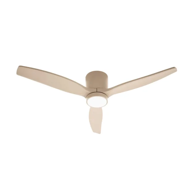 Lucande - Sorin LED ventilateur de plafond extérieur Beige