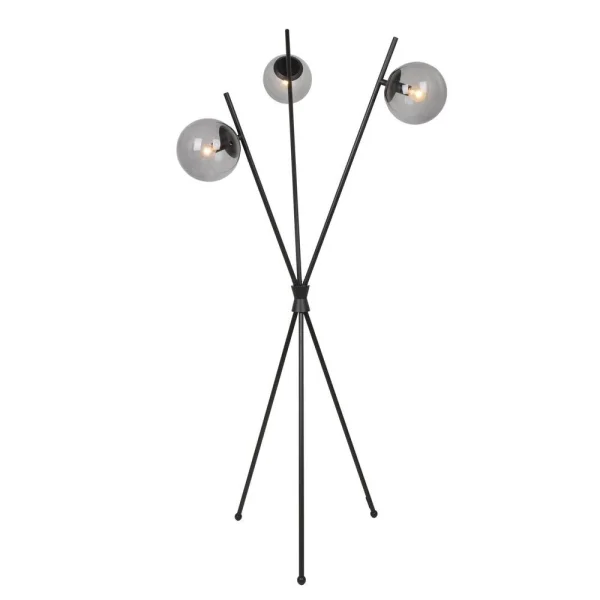 Lucande - Sotiana Lampadaire Black