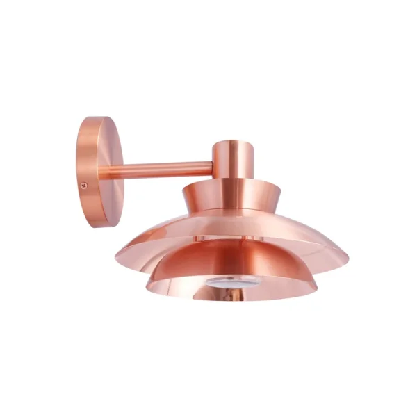 Lucande - Thais applique d'extérieur en acier inoxydable couleur cuivre