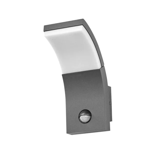 Lucande - Timm Applique Murale d'Extérieur IP54 w/Sensor Graphite