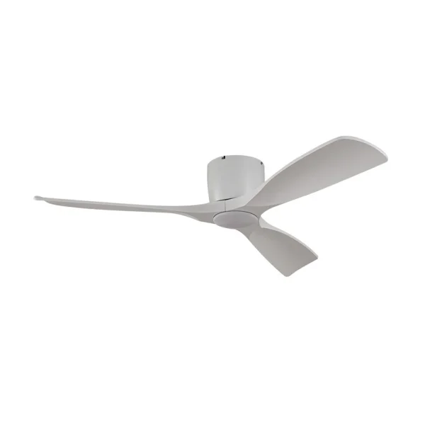 Lucande - Ventilateur de plafond LED intelligent  Moneno, blanc, DC, Tuya