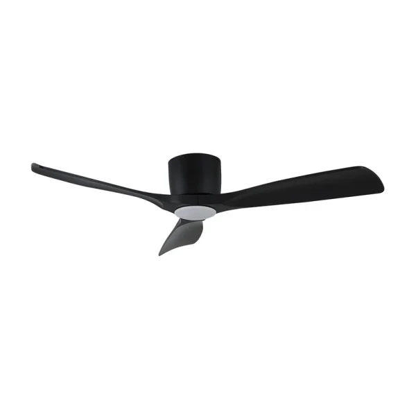 Lucande - Ventilateur de plafond LED intelligent  Moneno, noir, DC, Tuya