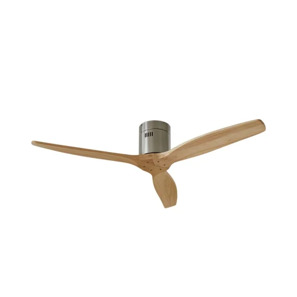 Lucande - Ventilateur de plafond Vindur Ø 132 cm nickel DC silencieux