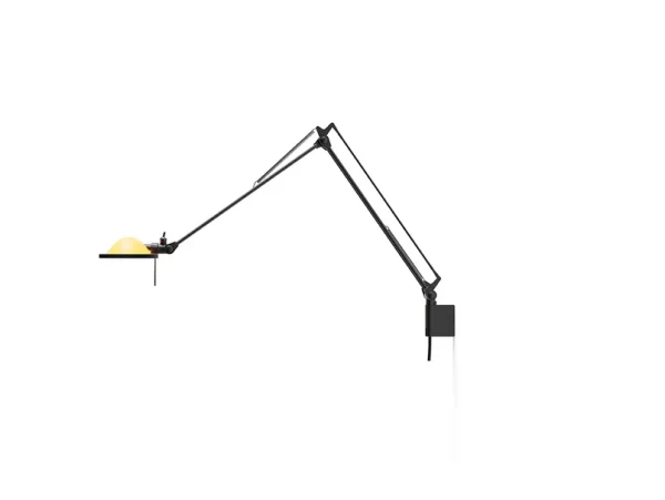 Luceplan - Berenice Applique Murale 30x30 Jaune/Noir