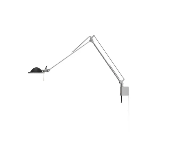 Luceplan - Berenice Applique Murale 30x30 Métal Noir/Aluminium