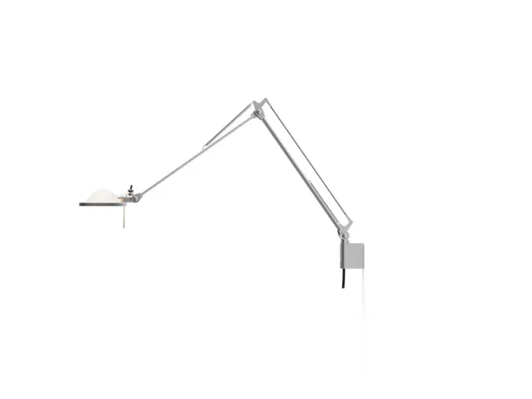 Luceplan - Berenice Applique Murale 30x30 Verre Blanc/Aluminium