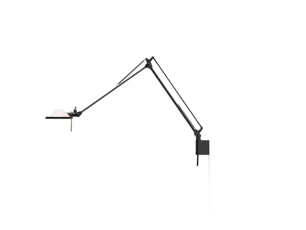 Luceplan - Berenice Applique Murale 30x30 Verre Blanc/Noir