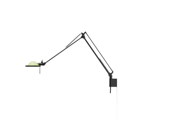 Luceplan - Berenice Applique Murale 30x30 Verre Vert/Noir