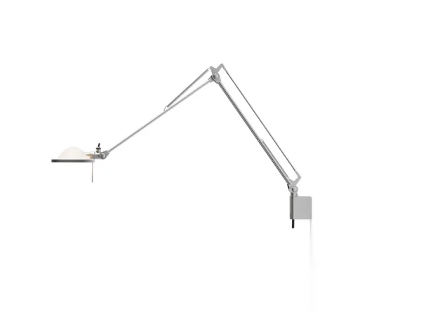 Luceplan - Berenice Applique Murale 45x45 Verre Blanc/Aluminium
