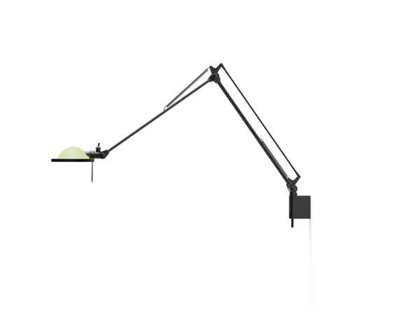 Luceplan - Berenice Applique Murale 45x45 Verre Vert/Noir