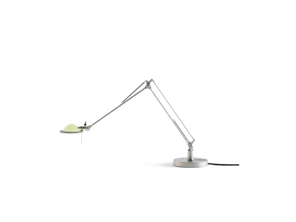 Luceplan - Berenice Lampe de Table 30x30 Verre Sage Green/Aluminium