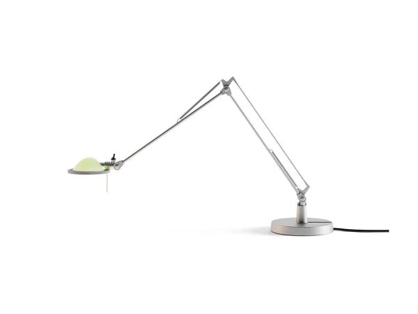 Luceplan - Berenice Lampe de Table 45x45 Verre Sage Green/Aluminium