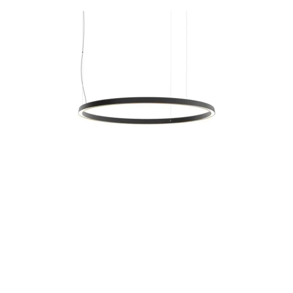 Luceplan - Compendium Circle LED Suspension Ø110 Black