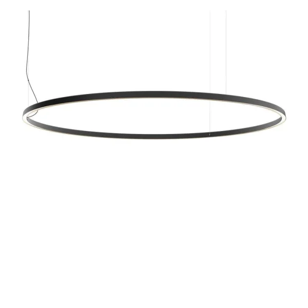 Luceplan - Compendium Circle LED Suspension Ø200 Black