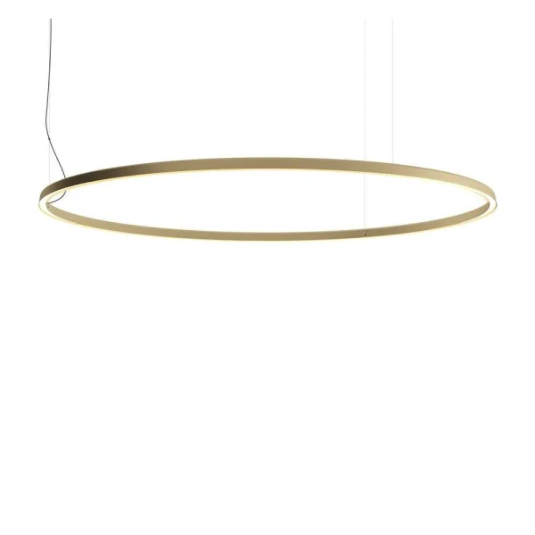 Luceplan - Compendium Circle LED Suspension Ø200 Brass