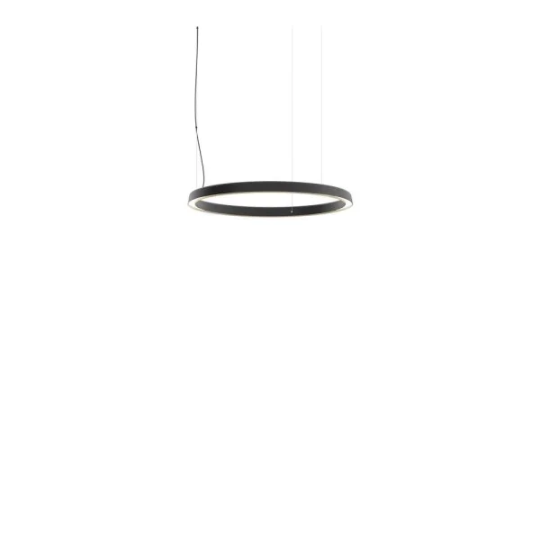 Luceplan - Compendium Circle LED Suspension Ø72 Black