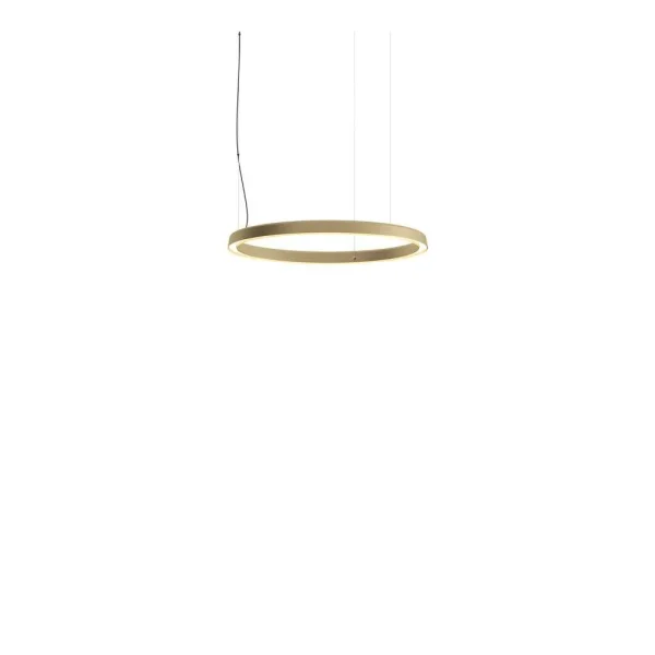 Luceplan - Compendium Circle LED Suspension Ø72 Brass