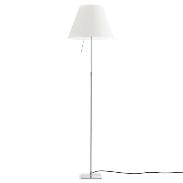 Luceplan - Costanza lampe sur pied D13ti, aluminium/blanc
