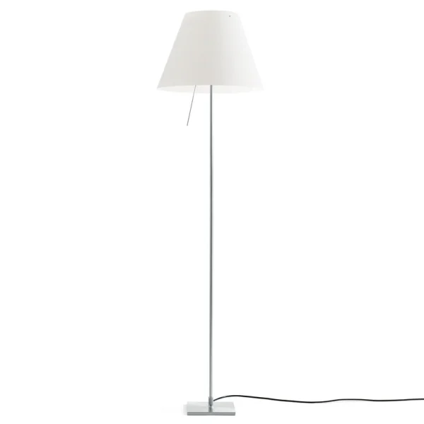 Luceplan - Costanza lampe sur pied D13tif, aluminium/blanc