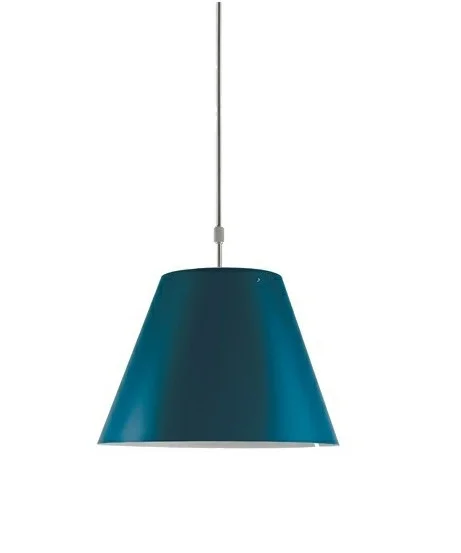 Luceplan - Costanza Suspension Bleu Pétrole