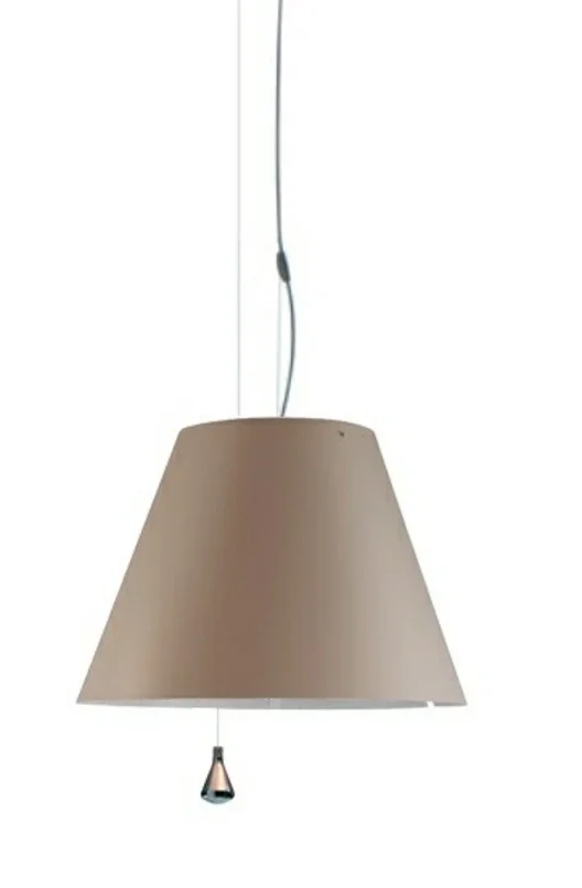 Luceplan - Costanza Suspension Haut/Bas Noisette