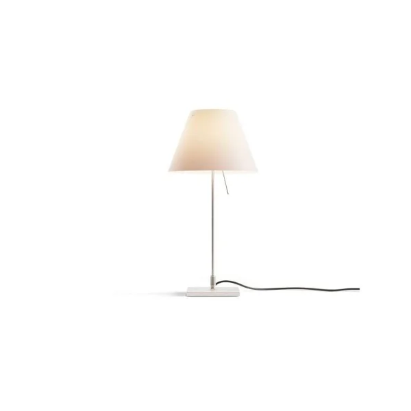 Luceplan - Costanzina Lampe de Table Aluminium/Blanc