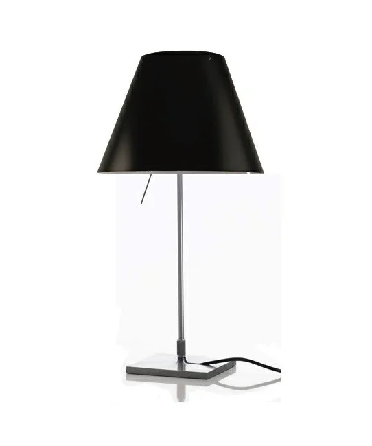 Luceplan - Costanzina Lampe de Table Noir Réglisse