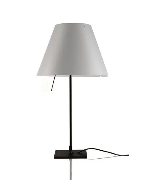 Luceplan - Costanzina Lampe de Table Noir/Blanc Mystique