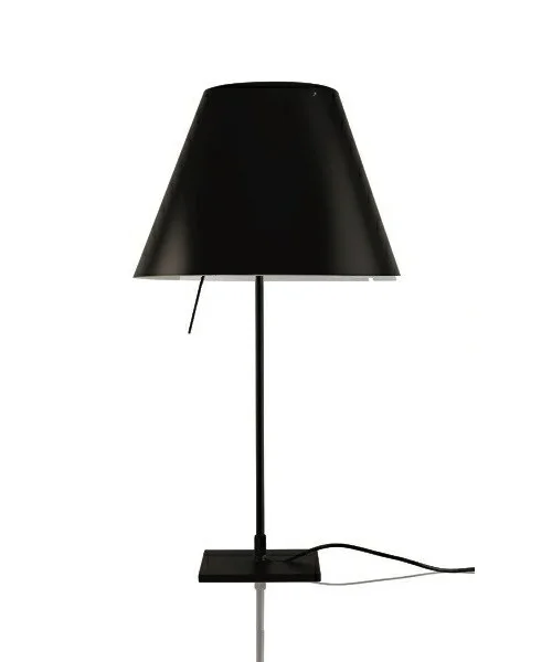 Luceplan - Costanzina Lampe de Table Noir/Noir Réglisse