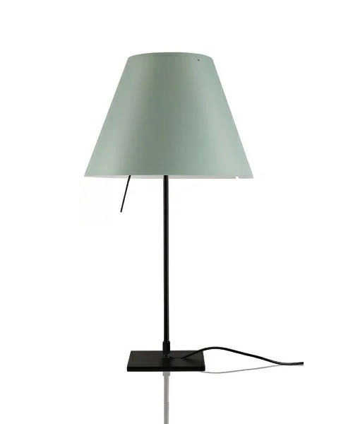 Luceplan - Costanzina Lampe de Table Noir/Vert d'Eau