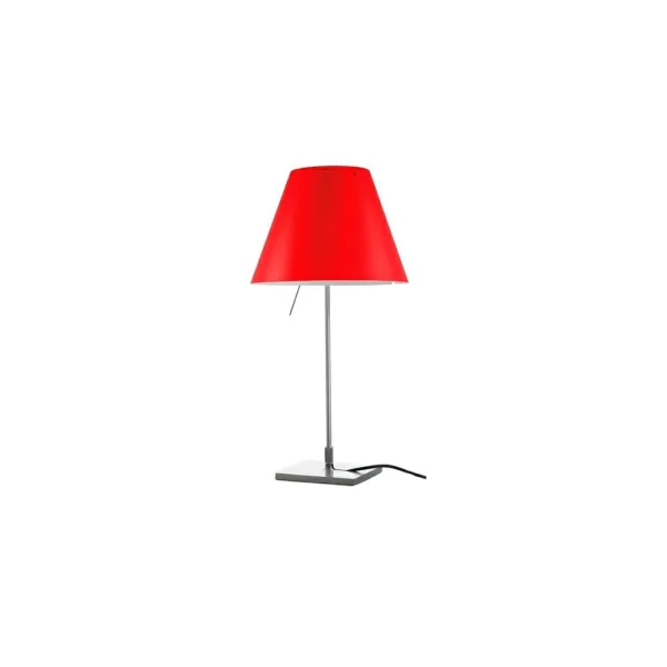 Luceplan - Costanzina Lampe de Table Rouge Primaire