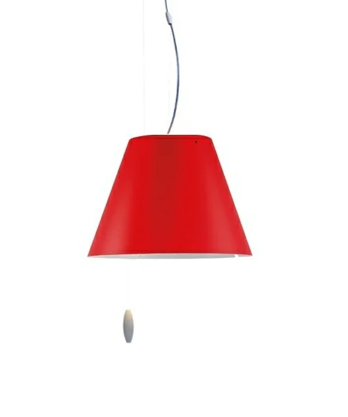 Luceplan - Costanzina Suspension Rouge Primaire