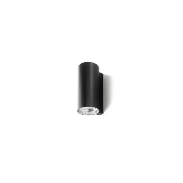 Luceplan - E04 2 Applique Murale H46,5xØ7 Noir Mat