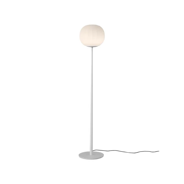 Luceplan Lampadaire Lita ø30 cm, structure blanche