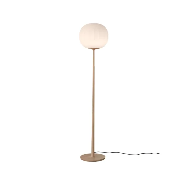 Luceplan Lampadaire Lita ø42 cm, structure en frêne