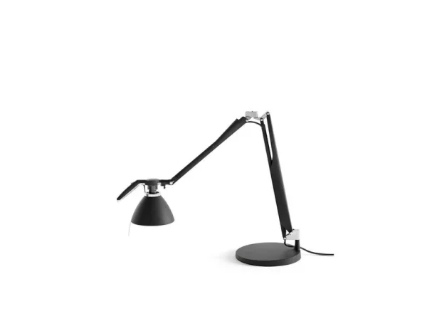 Luceplan - lampe à poser Fortebraccio, noire, réglable