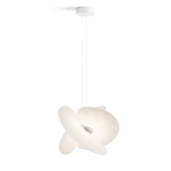Luceplan -  Levante suspension LED blanc Ø60cm 28W