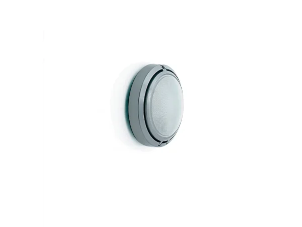 Luceplan - Metropoli 27 Extérieur Applique Murale/Plafonnier H10xØ27 PC Alu